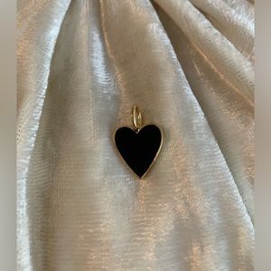 James Michelle Jewelry Black Heart Pendant